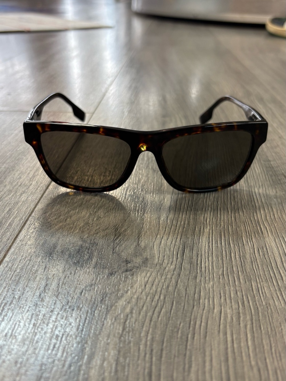 Burberry Tortoiseshell Acetate Sunglasses - Brown Pattern